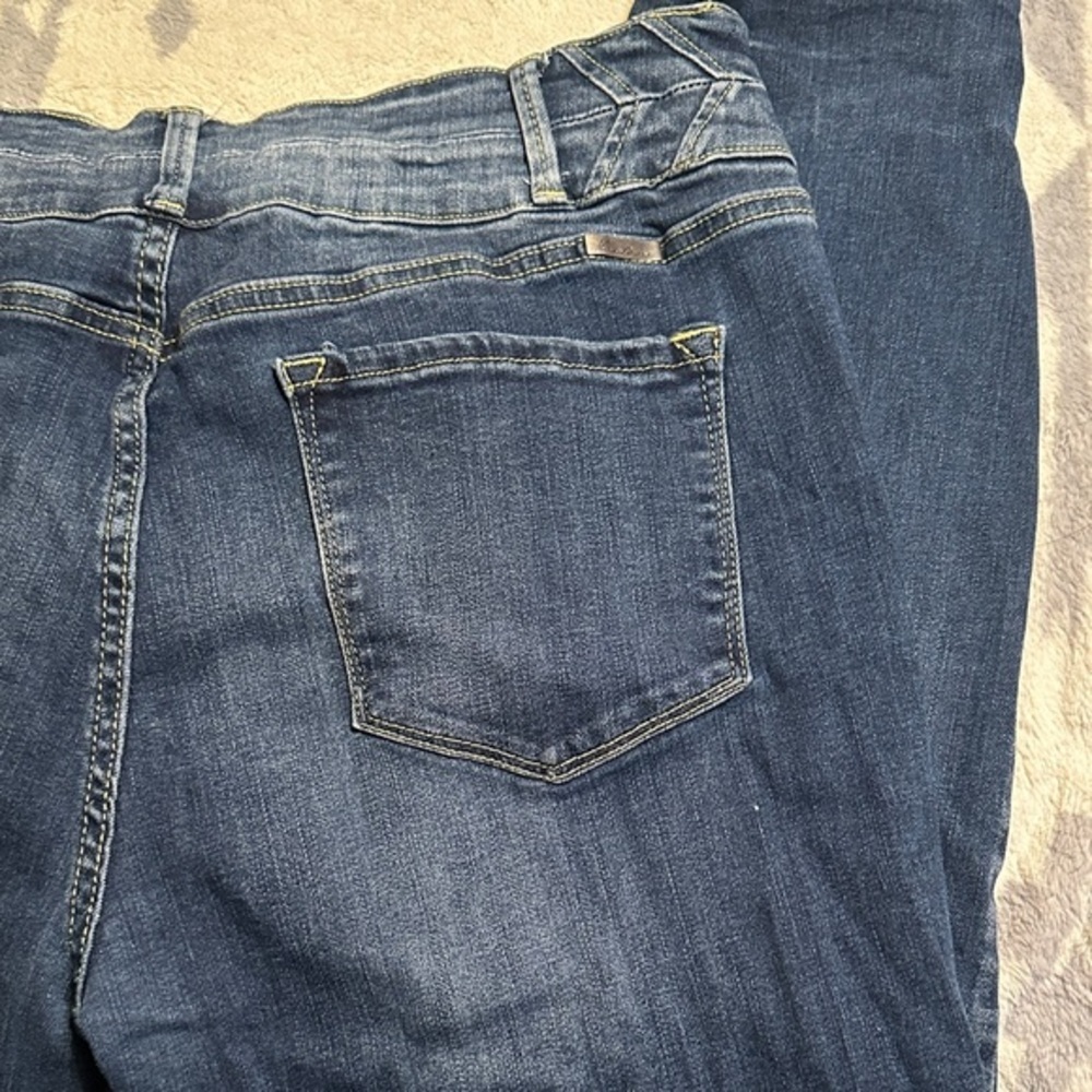 144.   KanCan Dark Blue Women's Ankle Jeans